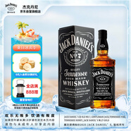 杰克丹尼（Jack Daniels）田納西州威士忌 40度 調(diào)和型洋酒 黑標(biāo)禮盒 500ml*1瓶 