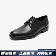 萊爾斯丹（le saunda）商場(chǎng)男鞋低幫系帶商務(wù)正裝德比皮鞋5MM35801 黑色 BKL 39