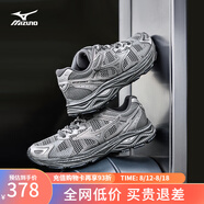 美津濃（MIZUNO）【RACER S】軟底輕便運動跑步鞋男女同款緩震透氣休閑慢跑鞋 24/野鴿灰 42.5 (275mm)