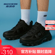斯凱奇（Skechers）云野丨徒步鞋男女同款戶外防護(hù)抓地耐磨運(yùn)動跑步鞋登山鞋運(yùn)動鞋 【男款】全黑色/BBK 44
