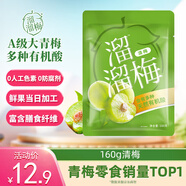 溜溜梅清梅 膳食纖維梅子干果干孕婦兒童解饞健康休閑零食160g/袋