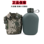 泉大（QUANDA）軍迷水壺便攜水壺戶外迷彩水壺迷彩大容量10水壺老鱉壺 1L 訓(xùn)練壺 軍綠水壺