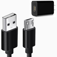 適配Philips/飛利浦BT110無(wú)線(xiàn)藍牙音箱迷你手機戶(hù)外小音響充電線(xiàn) V8黑色+2A充電頭 0.25M