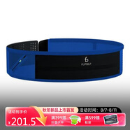 Flipbelt飛比特輕薄款魔術(shù)貼空氣腰包馬拉松跑步腰包腰帶防水款電光藍(lán)