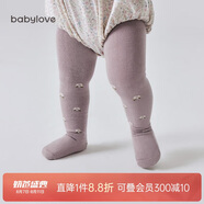 babylove嬰兒連褲襪春秋女寶寶襪子高彈不勒打底褲外穿百搭打底襪