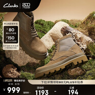 ClarksClarks其樂(lè )輕酷系列男鞋摩登時(shí)尚馬丁靴潮流舒適經(jīng)典高幫時(shí)裝靴