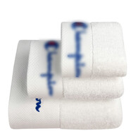 鑫尚五星級(jí)酒店浴巾批發(fā) 純棉21股鉑金緞白浴巾加厚600克全 冠軍 70*140