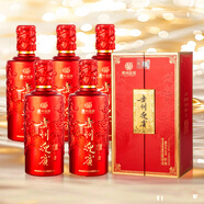 迎賓酒 龍瑞 醬香型白酒 53度純糧酒500ml*6瓶整箱裝 貴州老字號