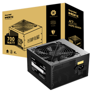 長城（Great Wall）額定700W HOPE-8000DS電腦電源（雙8PIN/75cm長線材/寬幅/溫控風(fēng)扇/4顯卡接口/獨(dú)立開關(guān)）