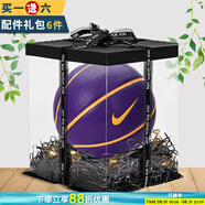耐克（NIKE）籃球 25新款運動籃球禮品禮物室內(nèi)外通用水泥地耐磨標準比賽籃球 7號 IB0370-512/PU/紫色 均碼