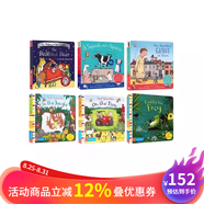 英文原版 Room on the Broom /The SmartestGiant in Town 咕嚕牛小妞妞系列 朱莉婭唐納森JuliaDonaldson 茱莉亞唐納森 紙板機(jī)關(guān)操作書 6冊(cè) 夢(mèng)想
