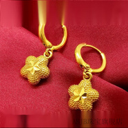 ABJB老鳳凰999黃金足金耳環(huán)女士百搭氣質(zhì)甜美星星鈀金耳墜防過(guò)敏 999Y星星港金耳環(huán) 3.658克