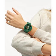 斯沃琪（Swatch）中性風(fēng)格瑞士手表個(gè)性實(shí)用時(shí)尚潮流腕表 Green FREE