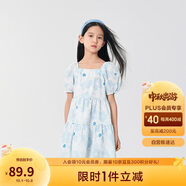 巴拉巴拉女童夏裝連衣裙24中大童甜美裙子泡泡袖202224111040