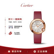 卡地亞(Cartier)藍(lán)氣球系列石英女表銀盤皮帶30mmWGBL0008