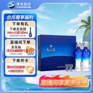 洋河 天之藍(lán) 口感綿柔濃香型白酒 46度 480ml*2瓶 禮盒裝 