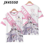 鑫格朗勝利女神妮姬周邊衣服NIKKE桃樂(lè )絲動(dòng)漫展痛衣服夏季男女短袖t恤 桃樂(lè )絲A款 S