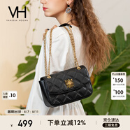 VANESSA HOGAN VH女包茵然軟包系列太陽神斜挎包菱格鏈條腋下單肩包包七夕禮物