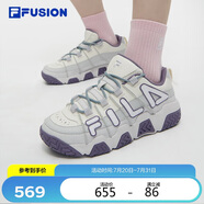 FILA FUSION斐樂潮牌女鞋復古籃球鞋冬季運動鞋
