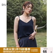 獨(dú)束炫雅小吊帶背心女內(nèi)搭打底寬松無(wú)袖大碼上衣短款微胖女孩穿搭 黑色 L