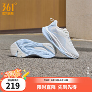 361°運動(dòng)鞋男鞋赤焰4秋季網(wǎng)面透氣跑鞋男輕便通勤減震專(zhuān)業(yè)跑步鞋 羽毛白/冰河藍 密網(wǎng)【女】 38