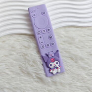 筏芯創(chuàng  )維遙控器保護套適用于酷開(kāi)電視機加厚防摔卡通全包軟硅膠防塵罩 1號款式-加厚卡通-紫惡魔庫米