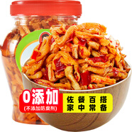 辣小董0防腐脆椒蘿卜干458g農家下飯菜即食蘿卜條香辣醬腌咸菜榨菜小菜