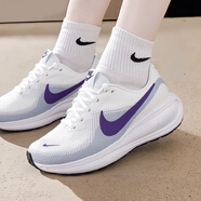 耐克（NIKE）運動女鞋 2025新款夏季慢跑鞋網(wǎng)面透氣休閑鞋緩震跑步鞋 革命8/白紫 39