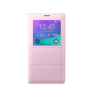 三星（SAMSUNG）note4手機殼n9100智能開窗皮套9108v保護套n9109手機套炫彩插卡原裝手機殼男女情侶款官方原裝 note4原裝芯片智能版花漾粉 三星其他型號