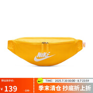 耐克（NIKE）男女腰包 單肩包斜挎包胸包休閑包DB0490-845 橙黃