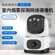 BEYZK室內(nèi)無線網(wǎng)絡(luò)攝像頭手機(jī)遠(yuǎn)程可燃?xì)怏w煙感探測報警監(jiān)控器 32GB 煙霧探測可燃?xì)怏w檢測防火監(jiān)控人形偵測紅外WiFi版