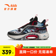 安踏兒童籃球鞋男大童鞋夏季透氣耐磨防滑學(xué)生專業(yè)比賽球鞋 黑/熱力紅-1 38 內(nèi)長(zhǎng)24cm