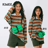 KIWEE未行三角包斜挎包男士單肩包潮牌迷你女士胸包腰包輕便騎行包郵差 條紋森林-迷你 新老logo隨機發(fā)