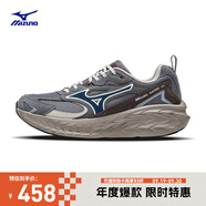 美津濃（MIZUNO）復(fù)古透氣輕量男女跑步鞋跑鞋運(yùn)動(dòng)鞋 ASTRO LS 04/城市灰   42   