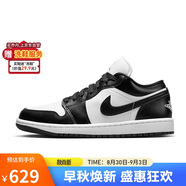 耐克NIKE七夕情人節(jié)禮物女熊貓AJ 1JORDAN 1運動鞋DC0774-101黑白38