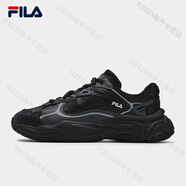 斐樂（FILA）火星4代復古跑鞋男鞋2025夏季新款情侶老爹鞋休閑運動鞋 黑/影黑灰-BK 40.5