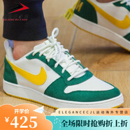 耐克（NIKE）男鞋2023夏新款COURT簡版空軍運(yùn)動休閑鞋低幫板鞋 844881-100 844881-100 白/綠/翻毛皮拼接 / 39
