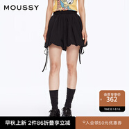 moussy 女裝新品甜美森系度假燈籠褲短款花苞褲028HSZ30-1561 020黑色 均碼 00020/F
