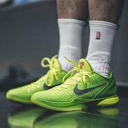 NBA VIBE-Nike耐ke純原科比籃球鞋青蜂男女Kobe6反轉(zhuǎn)季后板防滑耐磨網(wǎng)面實(shí) w32綠色 43