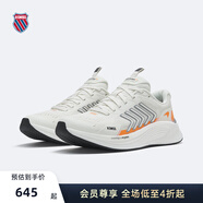 蓋世威（K·SWISS）【邁凱倫聯(lián)名款】運(yùn)動(dòng)鞋男女鞋夏季網(wǎng)面透氣時(shí)尚運(yùn)動(dòng)跑鞋9292-US 183雪白/木瓜黃 41 尺碼偏小，請(qǐng)拍大一碼