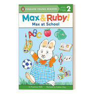 【二手書】Max at School Max and Ruby Level 2 小兔麥斯和露比系列 麥斯在學(xué)校 企鵝青少分級(jí)閱讀2級(jí) 進(jìn)口英語原版書籍 藍(lán)思閱讀指數(shù)280L 英文原版