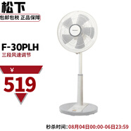 松下（Panasonic）電風(fēng)扇生活風(fēng)扇落地扇舒適自然風(fēng) 臥室客廳 F-30PLH 灰色 落地扇