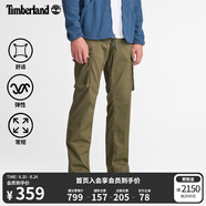 添柏嵐（Timberland）官方男裝長(cháng)褲工裝褲戶(hù)外休閑舒適直筒|A5V53 A5V53A58/軍綠色 35
