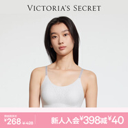 維多利亞的秘密 楊冪同款 夏季薄款內(nèi)衣女果凍條反重力無痕涼感文胸PRO微聚攏MAX 30QS淺灰色-Logo蕾絲 11244757 L ：MAX三排扣（80C/80D/85A/85B