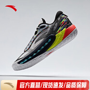 安踏（ANTA）狂潮6丨外場實戰(zhàn)防滑耐磨低幫運動籃球鞋男 芯片灰/基礎黑-3 40