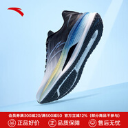 安踏（ANTA）冠軍跑鞋3PRO丨運動鞋男氮科技競速訓(xùn)練體測中考跑步鞋子 紙莎白/基礎(chǔ)黑/海寂藍-3 39 (245mm) 6.5 (男39)