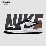 耐克（NIKE）【潮】Air Jordan aj1板鞋男女情侶新款低幫休閑運動籃球鞋休閑鞋 CZ0858/CZ0790-102黑白棕 女款GS 36