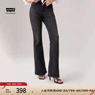 Levi's李維斯女士726高腰微喇休閑美式顯瘦時(shí)尚簡(jiǎn)約牛仔長(cháng)褲 黑色 24 (30)