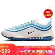 耐克NIKE運動休閑鞋男子氣墊AIR MAX 97運動鞋F(xiàn)N6957-100白藍40.5