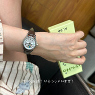 精工日本精工專(zhuān)柜ALBA宮崎駿聯(lián)名款 魔女宅急便限定龍貓石英手表 深棕色(現貨秒發(fā))